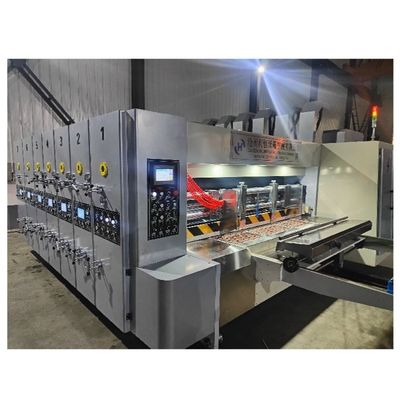 Automatische Flexo-Slotter-Druckmaschine für Wellpappenkarton