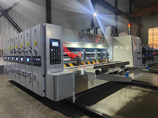 Automatische Flexo-Slotter-Druckmaschine für Wellpappenkarton