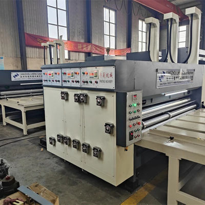 Karton-Box-Herstellung Drucker Schließmaschine und Die Cutter Maschine für Baustoffgeschäfte