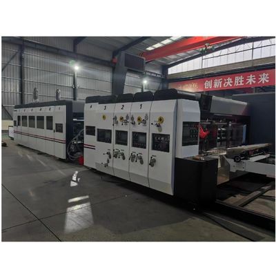 Automatische Hochgeschwindigkeits-Gewölbte-Flexodruckmaschine für Karton