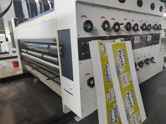 380V Hochgeschwindigkeitsgewalzte Kartonbox Wasserfarbe Druckmaschine 2 3 4 5 6 Farbflexodruckmaschine